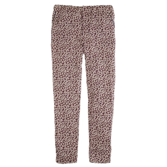 Piamita J.Crew Brigitte Silk Pants Floral Trousers - Picture 3 of 7